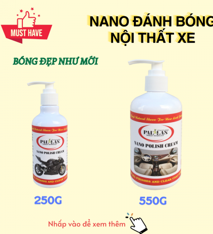 NANO ĐÁNH BÓNG NỘI THẤT XE PALLAS